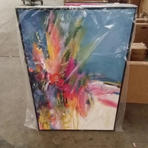 LARGE ABSTRACT PAINTING ON CANVAS 