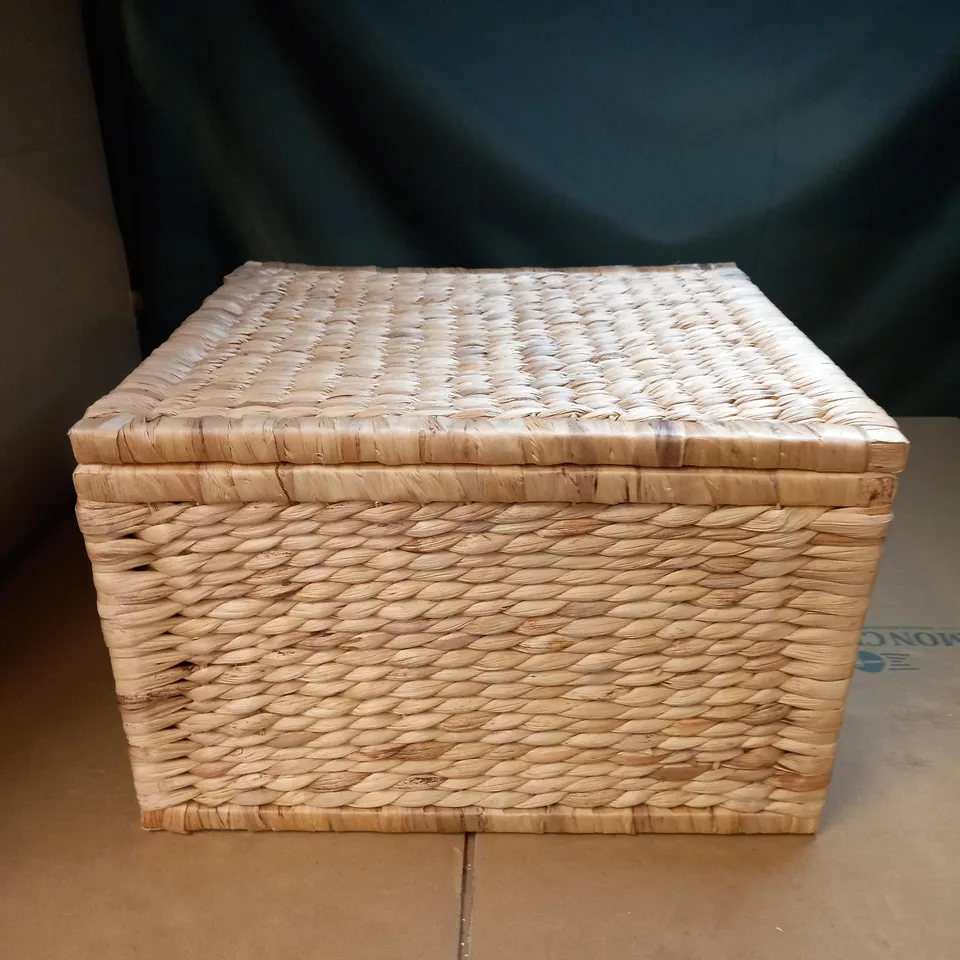 JOHN LEWIS HAND CRAFTED 3 BOXED STORAGE BASKETS 