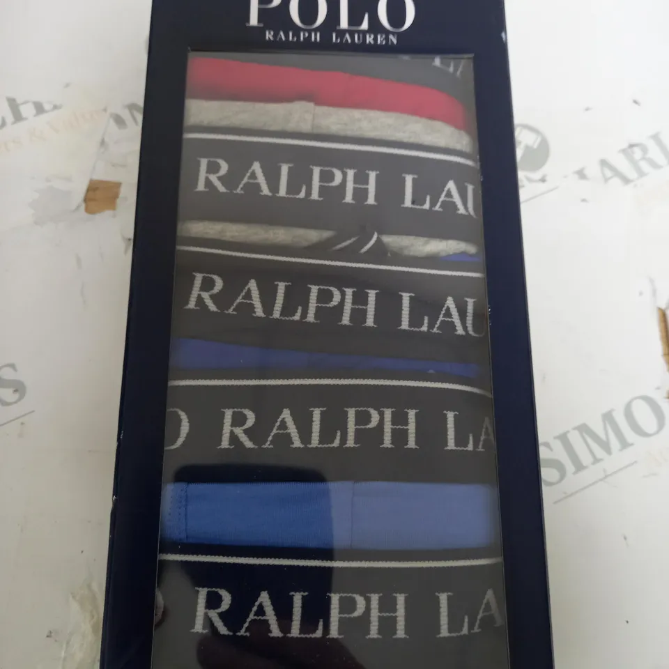 POLO RALPH LAUREN 5 PACK TRUNKS SIZE L 