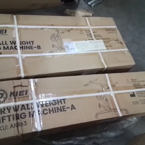 BOXED DRYWALL WEIGHT LIFTING MACHINE -2 BOXES-