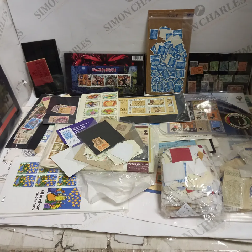 LARGE QUANTITY OF STAMPS AND STAMP COLLECTIONS