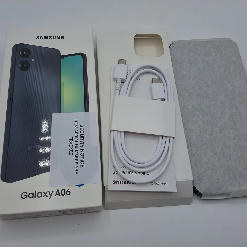 BOXED SAMSUNG GALAXY A06 4GB/64GB IN BLACK - SM-A065F