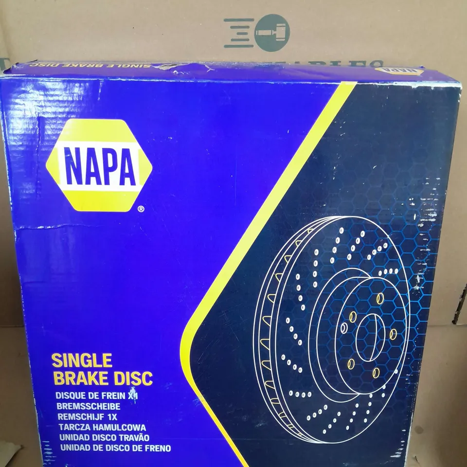 NAPA SINGLE BRAKE DISC NBD5667 / COLLECTION ONLY 