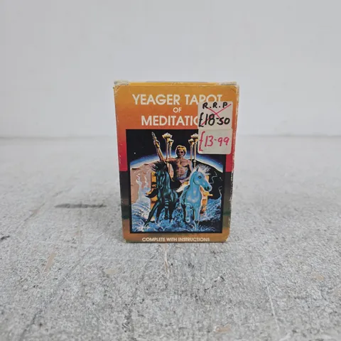 YEAGER TAROT OF MEDITATION VINTAGE CARD DECK