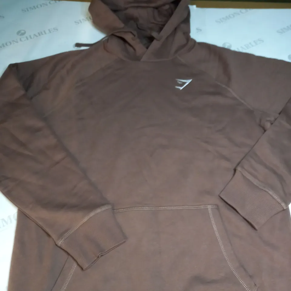 GYMSHARK LOGO CASUAL HOODIE SIZE M