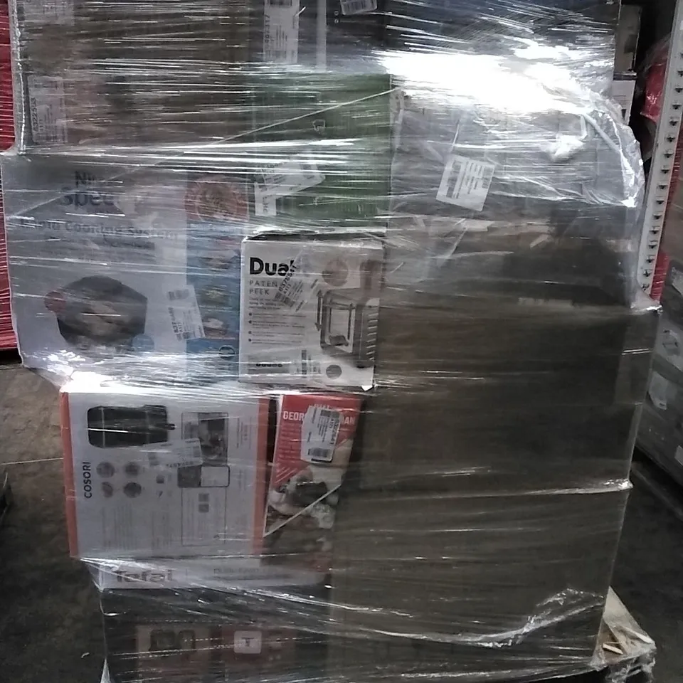 PALLET OF APPROXIMATELY 26 UNPROCESSED RAW RETURN HOUSEHOLD AND ELECTRICAL GOODS TO INCLUDE;