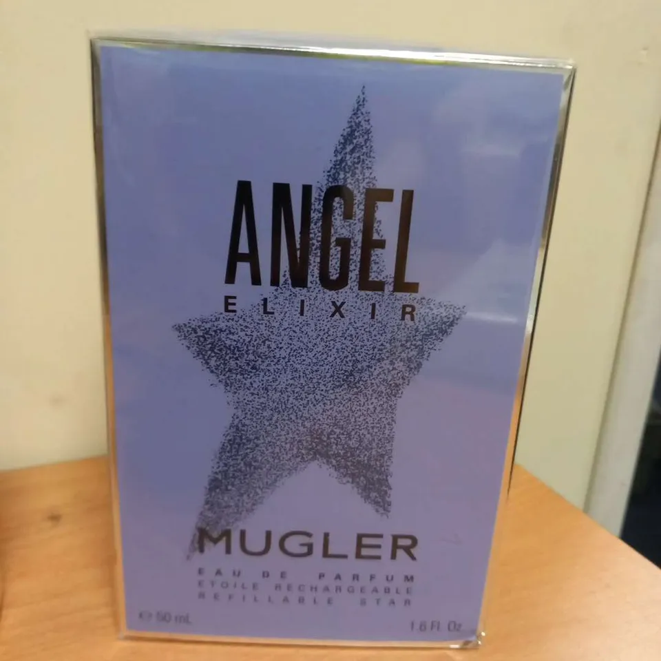 BOXED AND SEALED ANGEL ELIXIR MUGLER EAU DE PARFUM 50ML