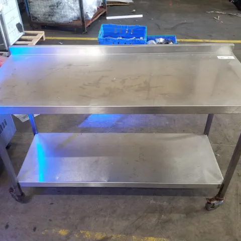 STAINLESS STEEL COMMERCIAL KITCHEN WORK TABLE 1500×650MM