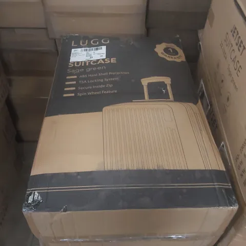 BOXED LUGG TRAVEL SUITCASE