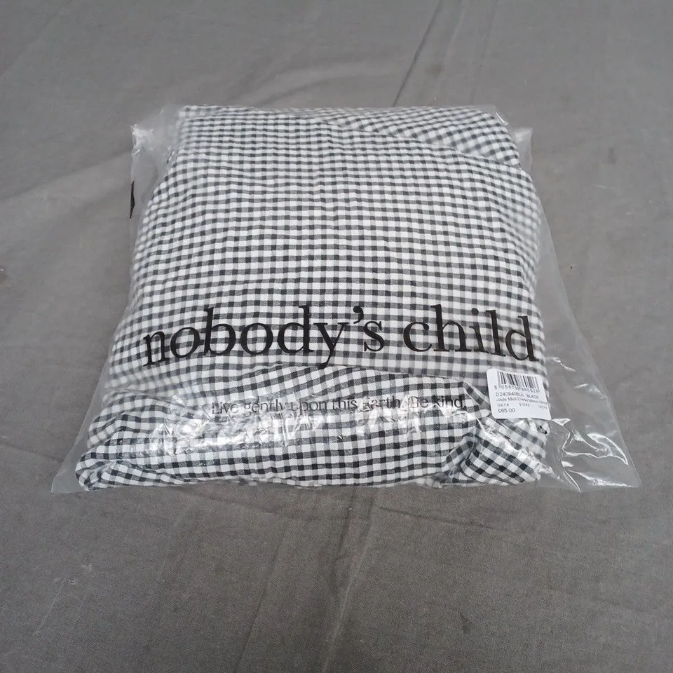 NOBODYS CHILD JADE MIDI DRESS MONO - UK 14