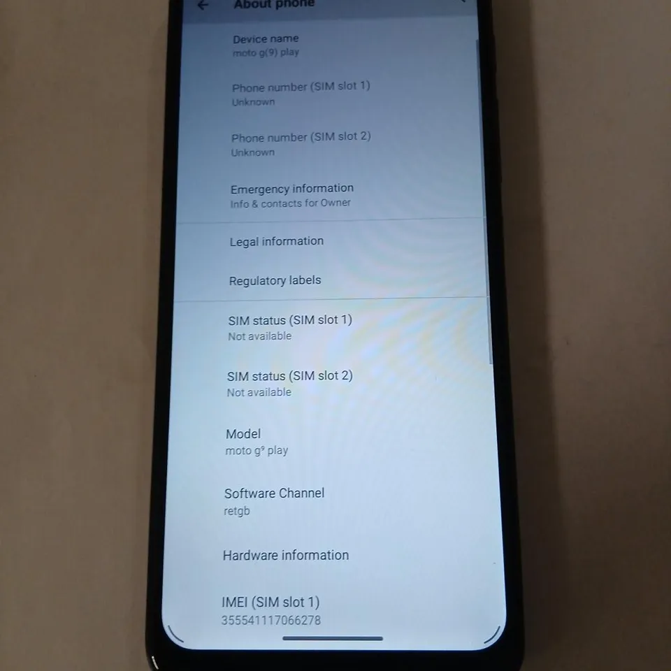 MOTOROLA MOTO G9 PLAY SMARTPHONE – BLUE
