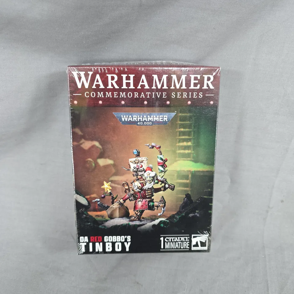 BOXED AND SEALED WARHAMMER COMMEMORATIVE SERIES DA RED GOBBO'S TINBOY