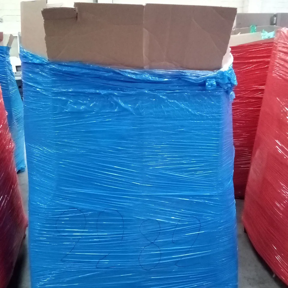 PALLET OF ASSORTED ITEMS INCLUDING DRIPEX VANITY MIRROR, OLARHIKE DOUBLE HIGH AIR MATTRESS, LIVE 4 GADGETS TOILET SEAT, GETFIT PREMIUM DOUBLE AIR BED