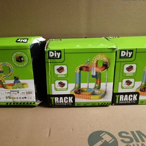 LOT OF 3 TRACK MAGNETIC SETS