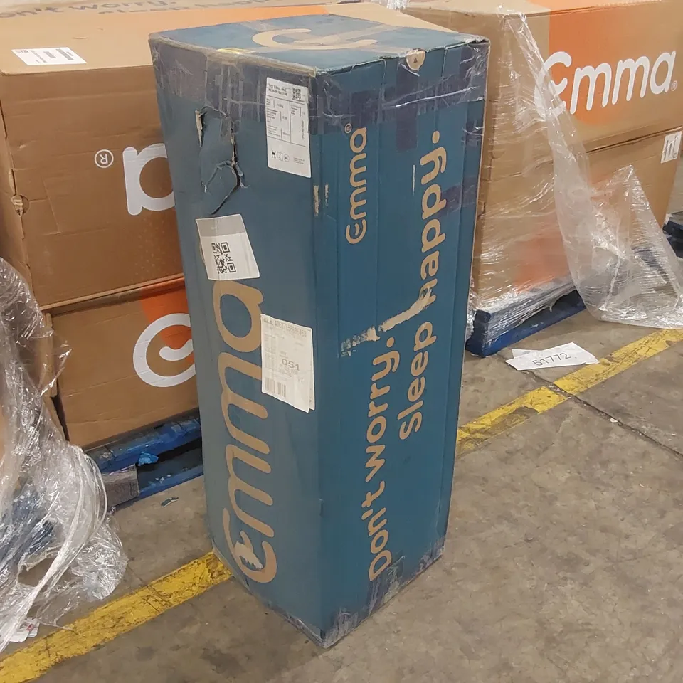 BOXED AND ROLLED EMMA ONE MEDIUM MATTRESS - 150 x 190cm