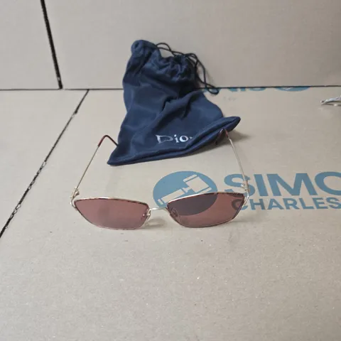 DIOR SUNGLASSES WITH PINK LENSES – WITH DIOR CASE