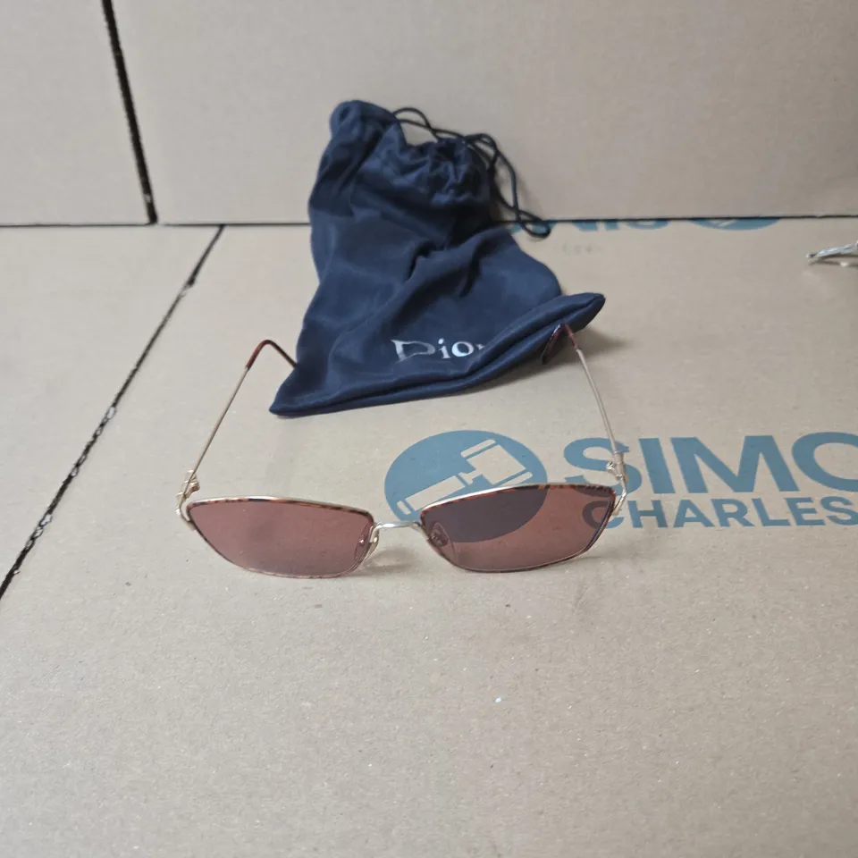 DIOR SUNGLASSES WITH PINK LENSES – WITH DIOR CASE
