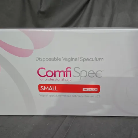 COMFISPEC DISPOSABLE PLASTIC VAGINAL SPECULUM | SMALL | PACK OF APPOXIMATELY 25