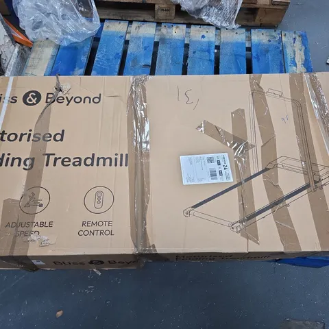 BLISS & BEYOND MOTORISED FOLDING TREADMILL – BOXED