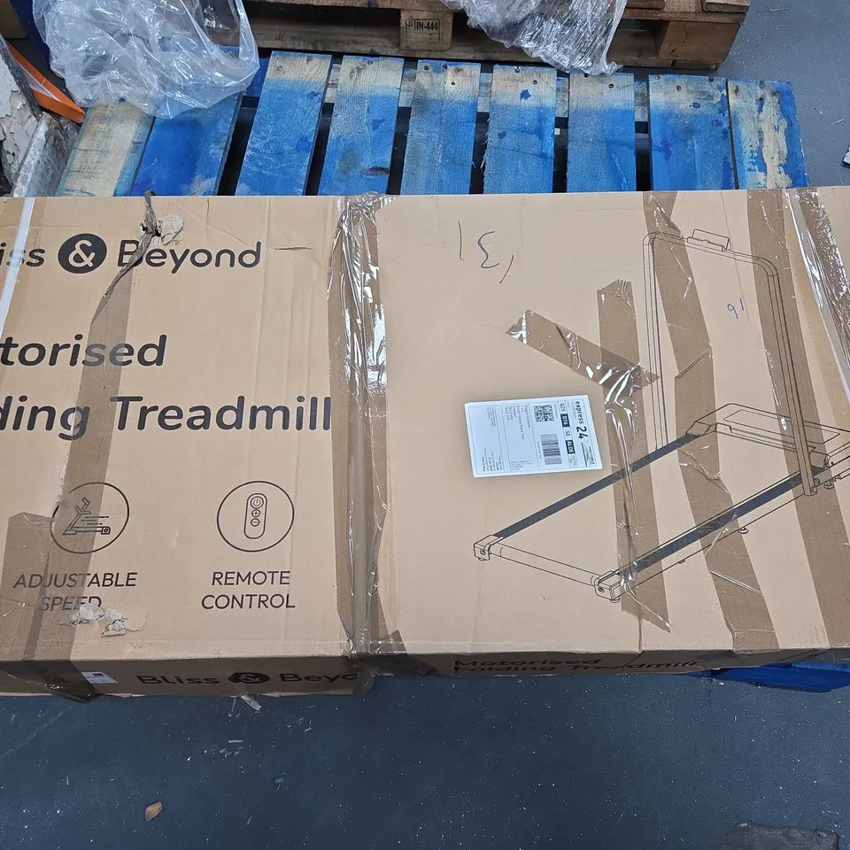 BLISS & BEYOND MOTORISED FOLDING TREADMILL – BOXED