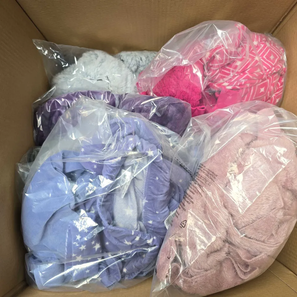 APPROXIMATELY 10 ASSORTED CLOTHING PRODUCTS TO INCLUDE DRESSING GOWN, LOUNGEWEAR ETC
