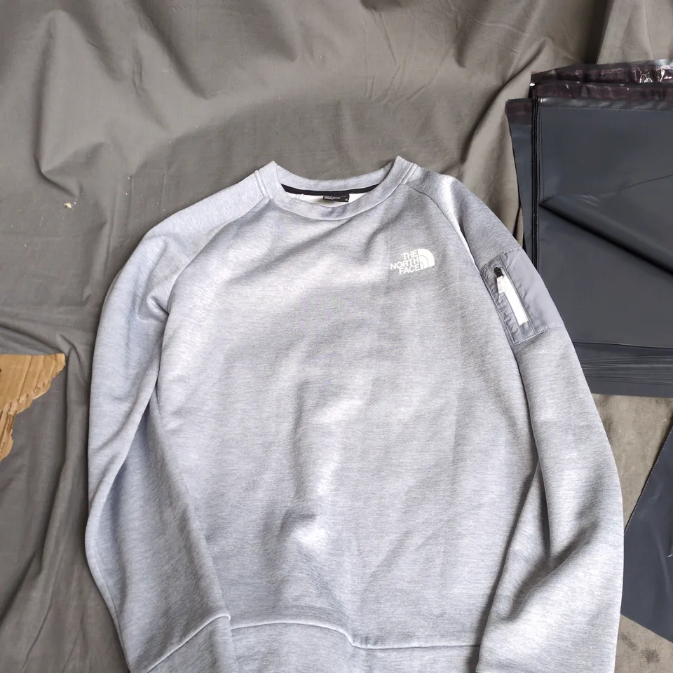THE NORTH FACE YOUTH/JUNIOR SWEATSHIRT – GREY, SIZE XL