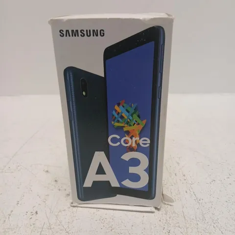 SAMSUNG GALAXY A3 CORE SMARTPHONE – BLUE (BOXED)