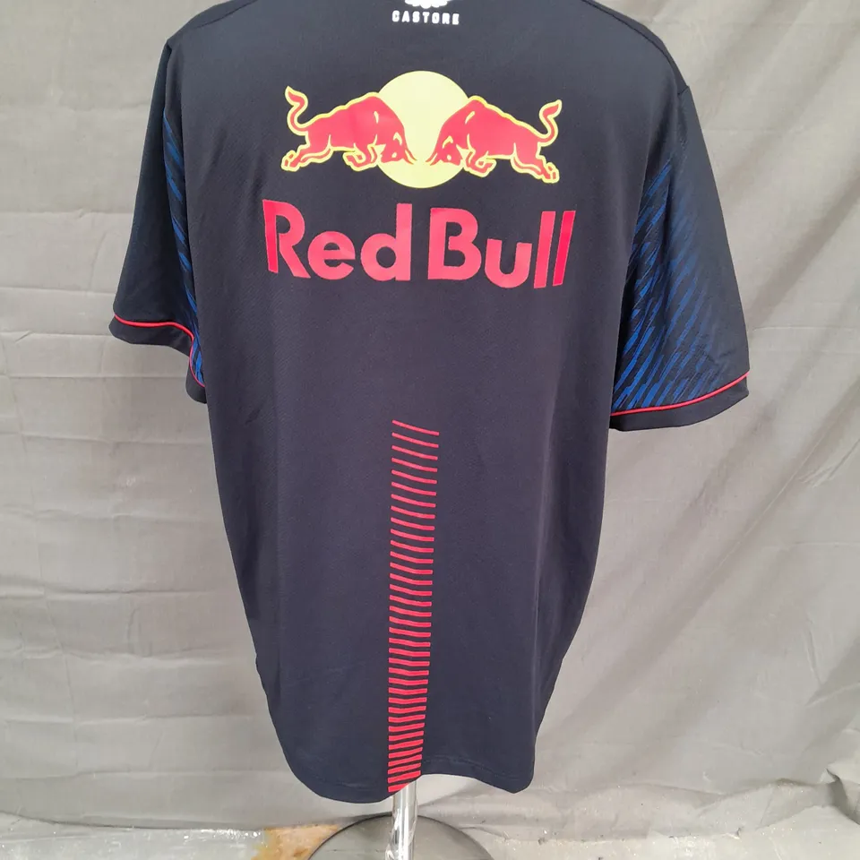 CASTORE ORACLE REDBULL RACING MAX VERSTAPPE TSHIRT IN BLUE SIZE L