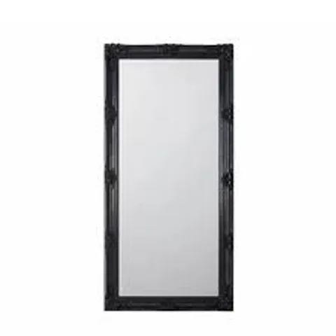 BOXED GALLERY DIRECT ABBEY LEANER MIRROR BLACK