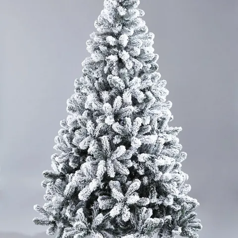 BOXED FLOCKED 6FT EMPEROR TREE - COLLECTION ONLY