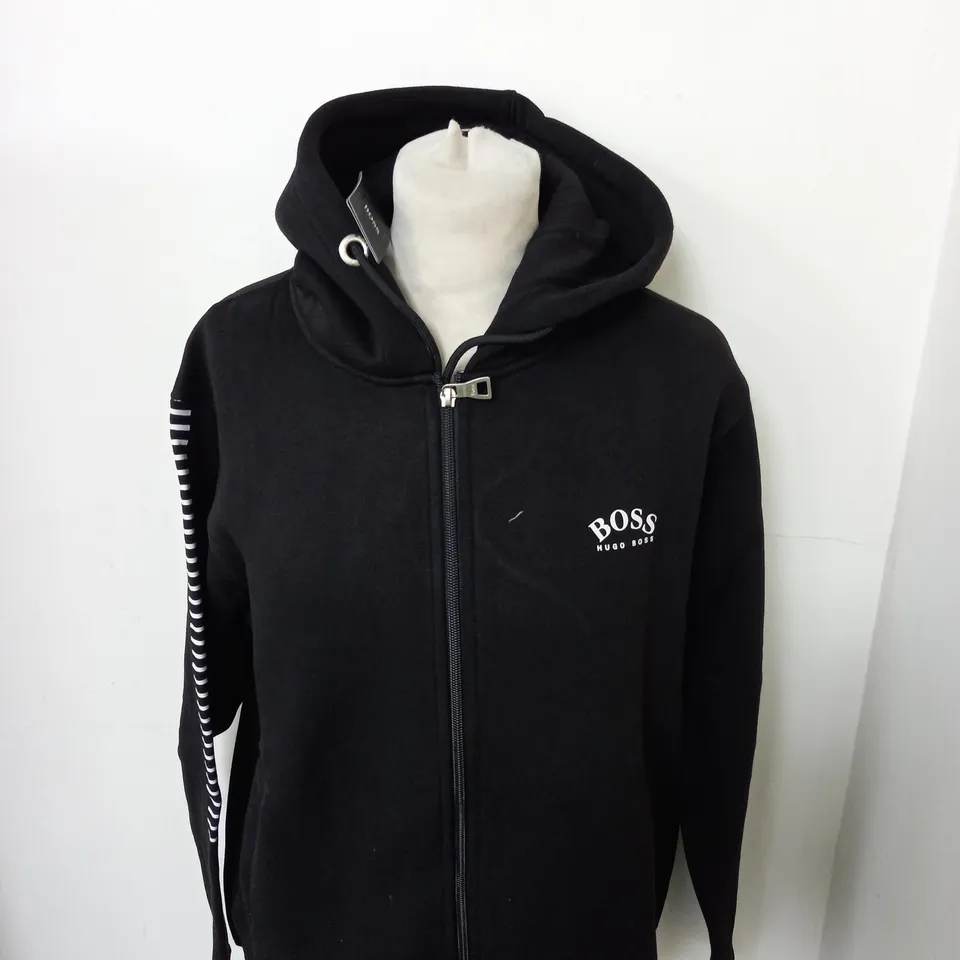 HUGO BOSS ZIPPED HOODIE SIZE S