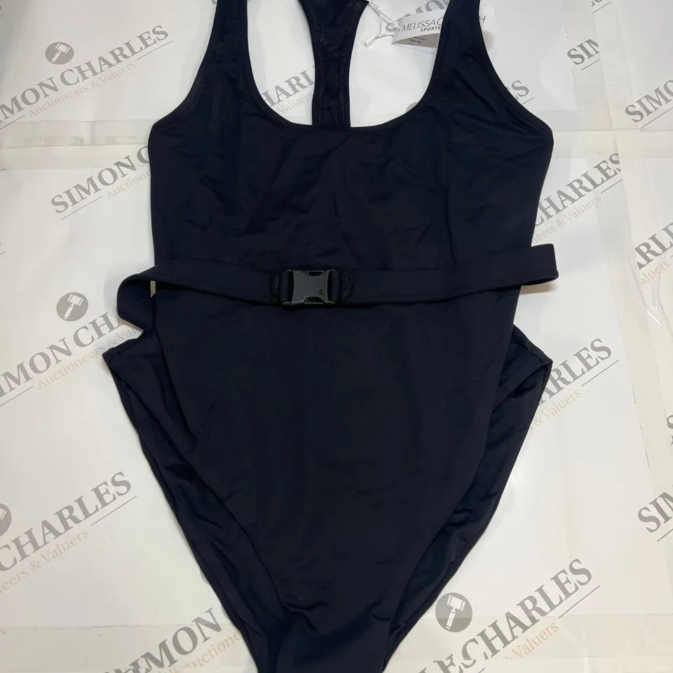MELLISA ODABASH NEVIS SS SWIMSUIT IN BLACK SIZE 46