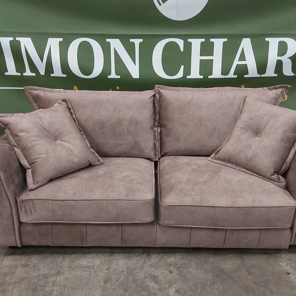 AVANTI FABRIC 3 SEATER - CHOCOLATE RRP £849