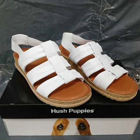 BOXED PAIR OF HUSH PUPPIES EDEN GLADIATOR SANDALS - UK SIZE 6
