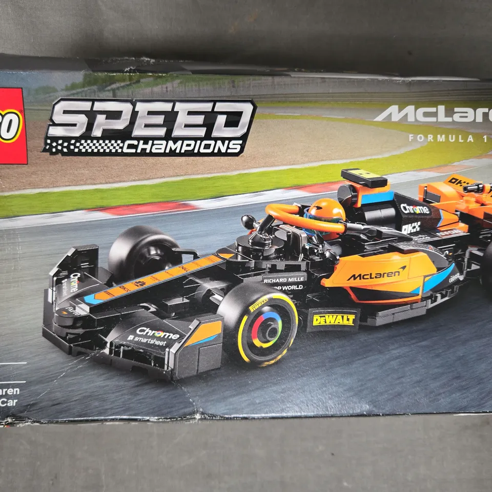 BOXED LEGO SPEED CHAMPIONS 76919 - 2023 MCLAREN FORMULA ONE CAR