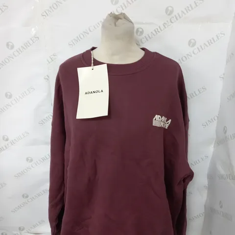 ADANOLA RETRO SPORT OVERSIZZED SWEATSHIRT SIZE M