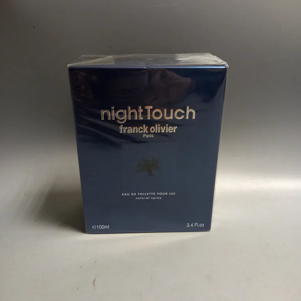 NEW AND SEALED FRANCK OLIVIER NIGHT TOUCH EAU DE TOILETTE SPRAY 100ML