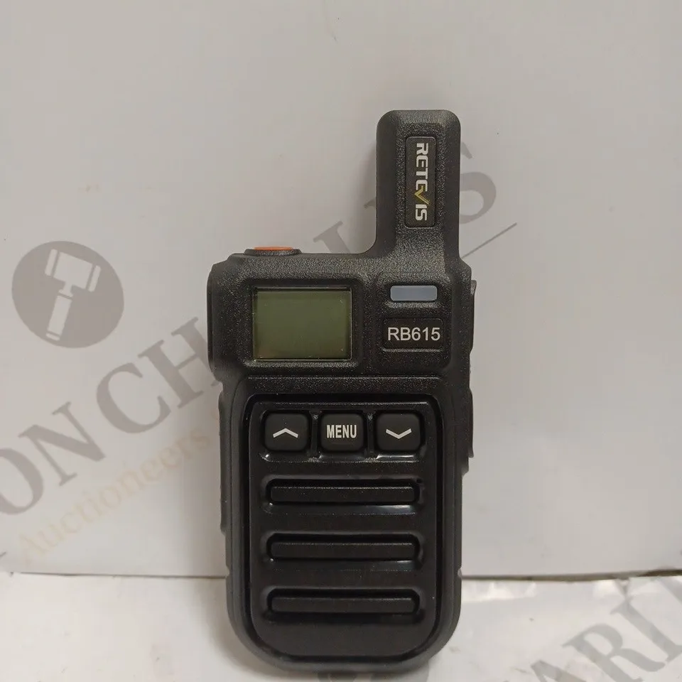 BOXED RETCVIS TWO WAY RADIO RB615