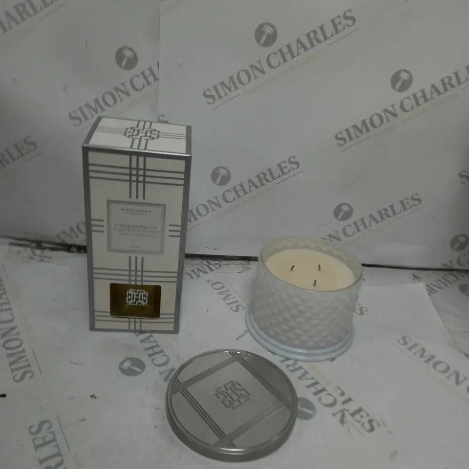 HOMEWORK WICK CANDLES CHRISTMAS CAPPUCCINO 