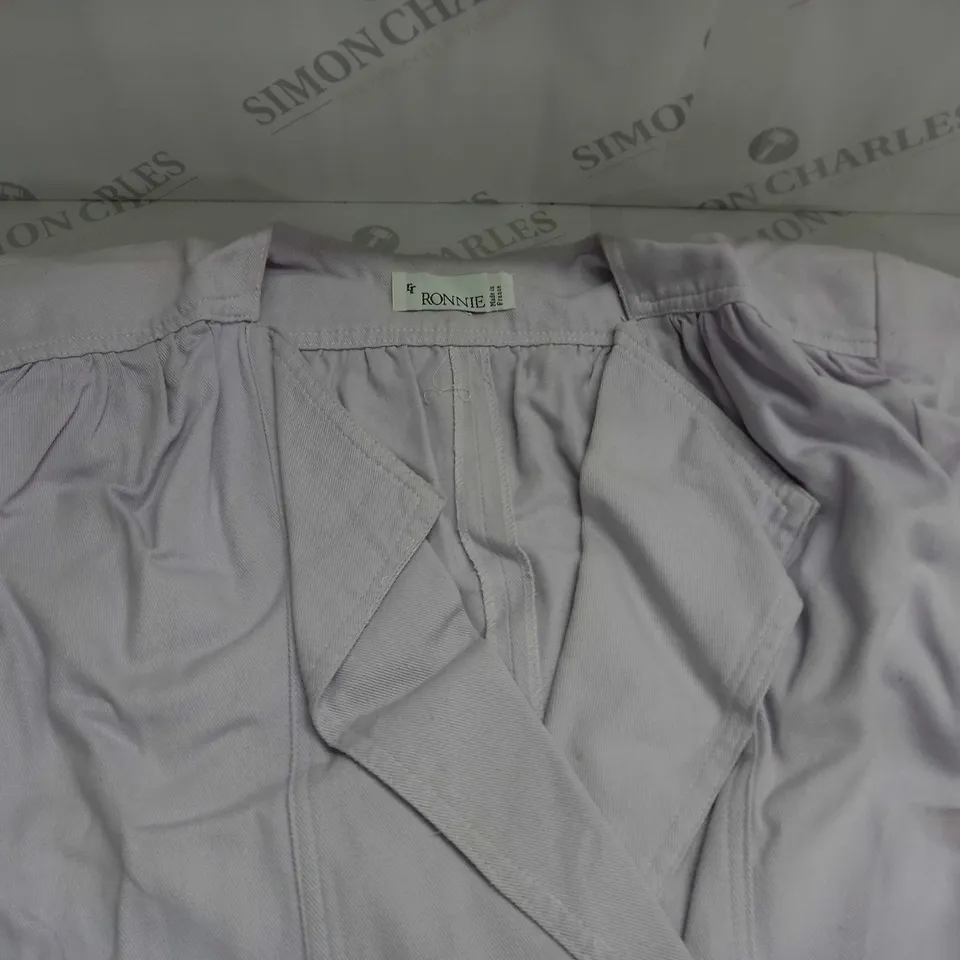 LOT OF 9 RONNIE LILAC PLAYSUIT - SIZE UNSPECIFIED 