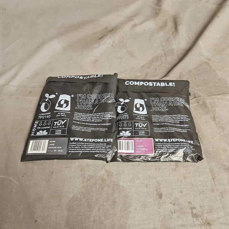 SEALED STEP ONE X2 ASSORTED TRUNKS SIZE L