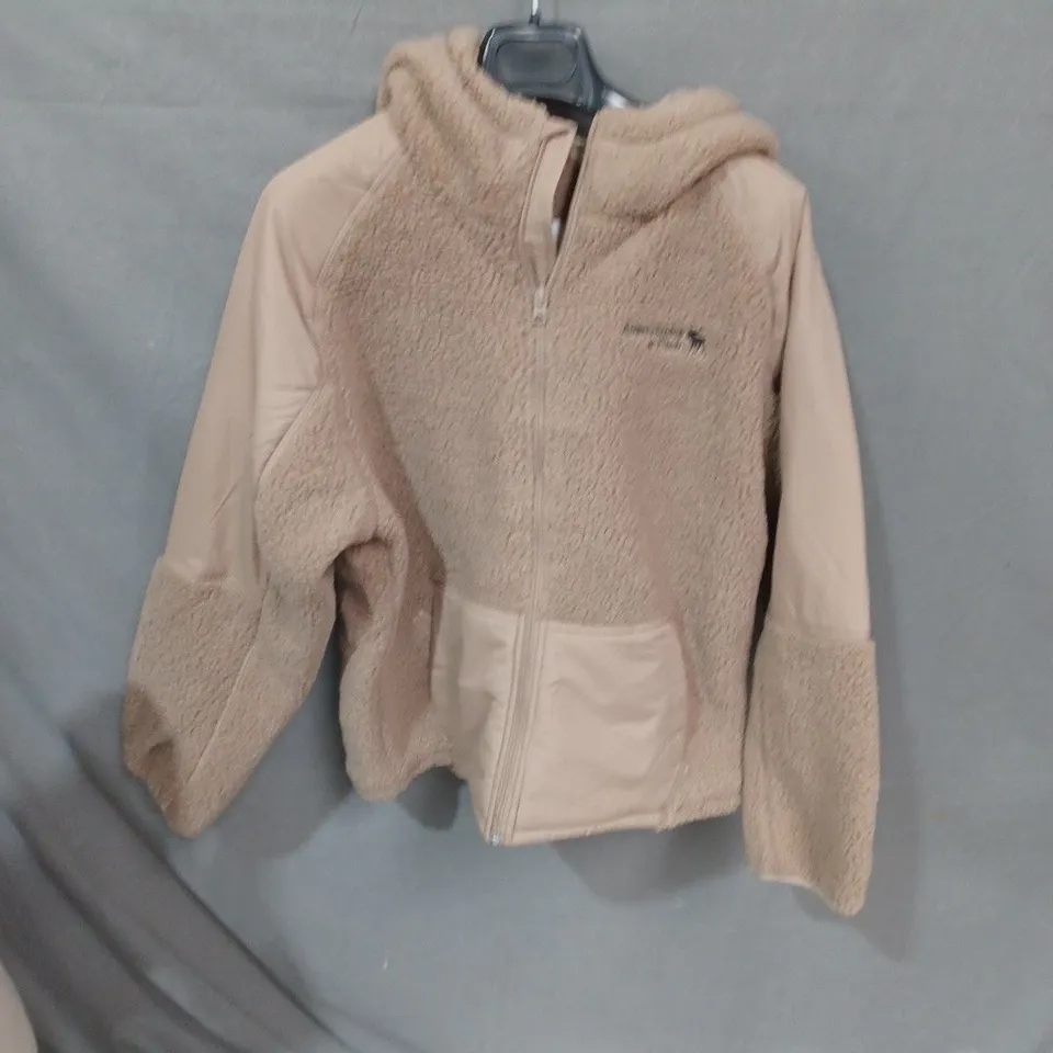 ABERCROMBIE KIDS ZIP FRONT TEDDY FLEECE JACKET – SIZE 15/16