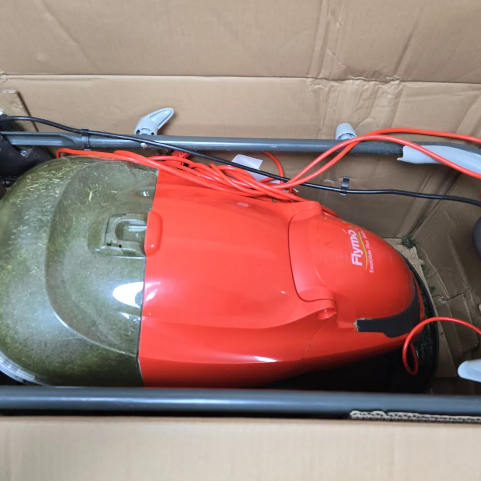 BOXED FLYMO EASIGLIDE PLUS 360V CORDED HOVER COLLECT LAWNMOWER - COLLECTION ONLY RRP £149.99