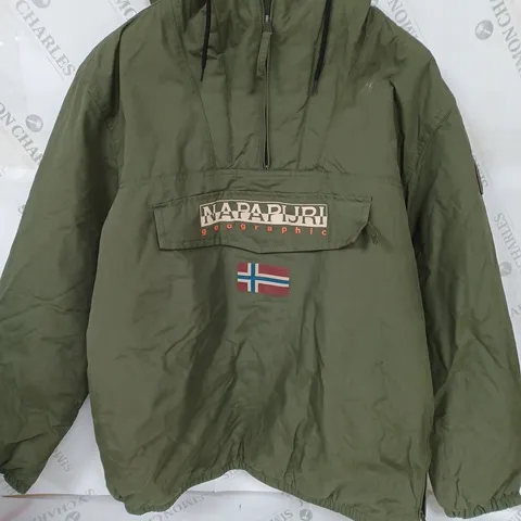 NAPAPIJRI CASUAL KHAKI COAT SIZE UNSPECIFIED