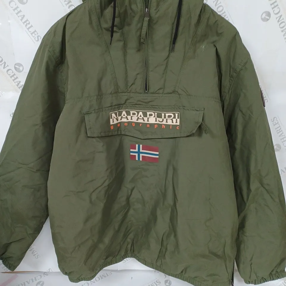 NAPAPIJRI CASUAL KHAKI COAT SIZE UNSPECIFIED