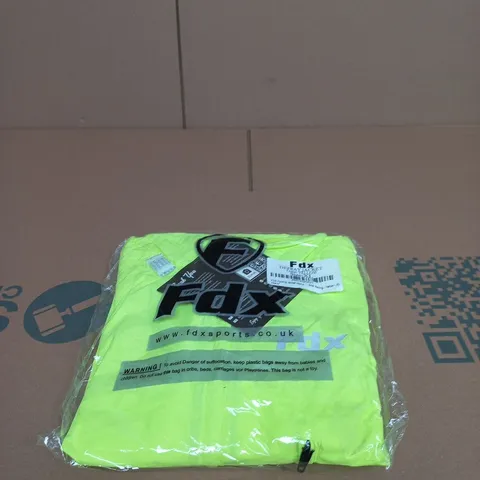 FDX DEFRAY JACKET - MEN'S CYCLING JACKET, NEON YELLOW, UK XL 
