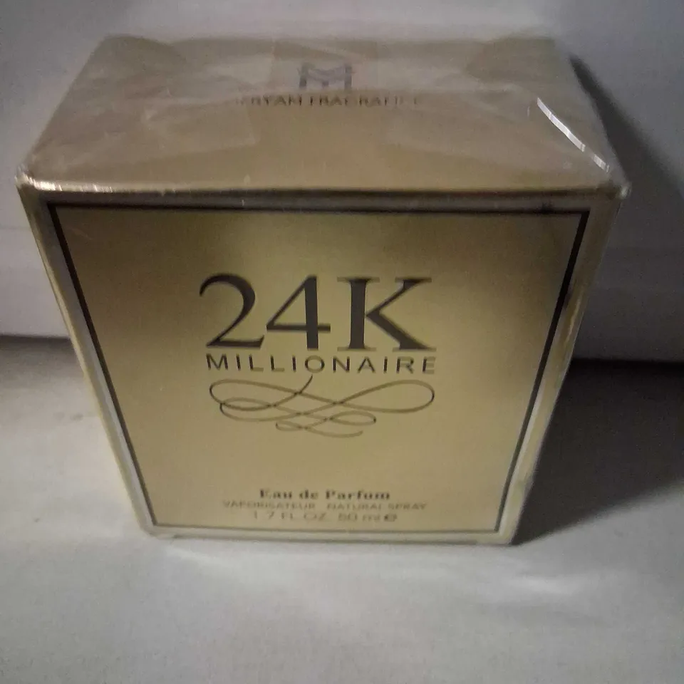 BOXED AND SEALED 24K MILLIONAIRE EAU DE PARFUM 50ML