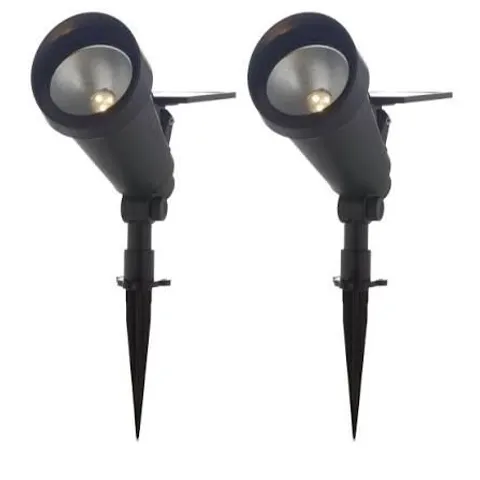 BOXED GARDEN REFLECTIONS 2 X MULTI USE AND ADJUSTABLE SOLAR SPOT