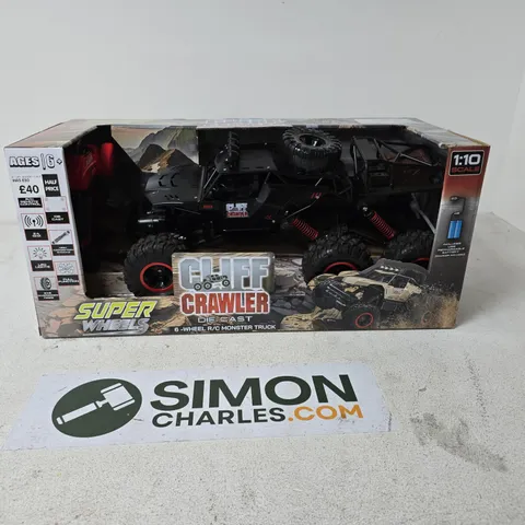 SUPER WHEELS 1:10 SCALE R/C MONSTER TRUCK – BOXED (6-WHEEL)
