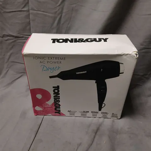 TONI&GUY IONIC EXTREME AC POWER HAIR DRYER 2200W – BOXED